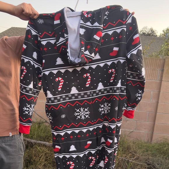 Funziez! Christmas Adult Onesie - Holiday Family Costume - Snowman and Reindeer - Picture 3 of 8